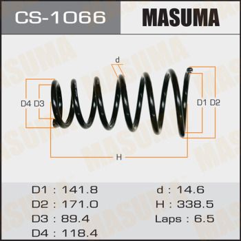 CS1066 MASUMA Пружина ходовой части