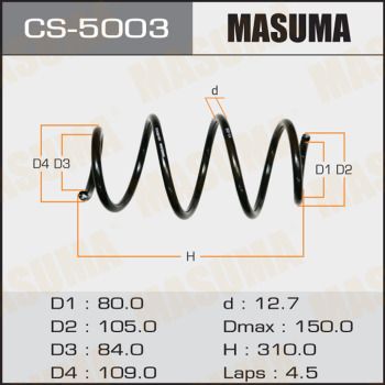 CS5003 MASUMA Пружина ходовой части