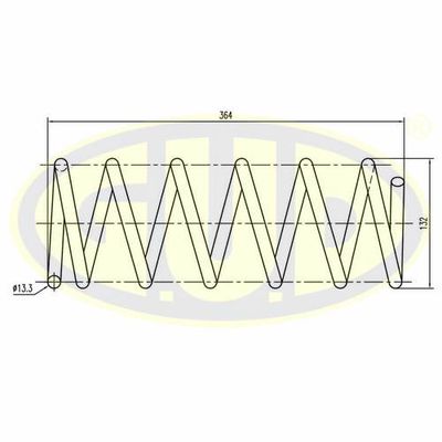 GCS227606 G.U.D. Пружина ходовой части