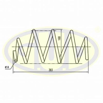 GCS027625 G.U.D. Пружина ходовой части