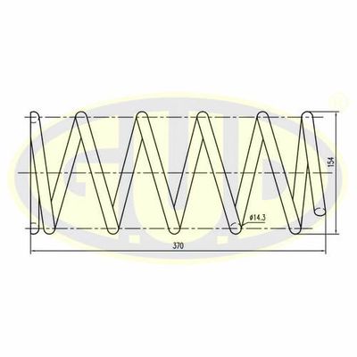 GCS088930 G.U.D. Пружина ходовой части