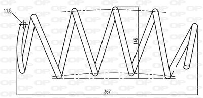 CSR906100 OPEN PARTS Пружина ходовой части