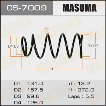 CS7009 MASUMA Пружина ходовой части