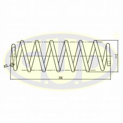 GCS285718 G.U.D. Пружина ходовой части