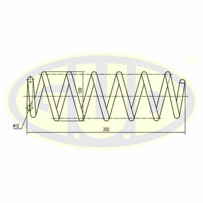 GCS272958 G.U.D. Пружина ходовой части