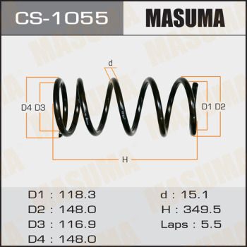 CS1055 MASUMA Пружина ходовой части