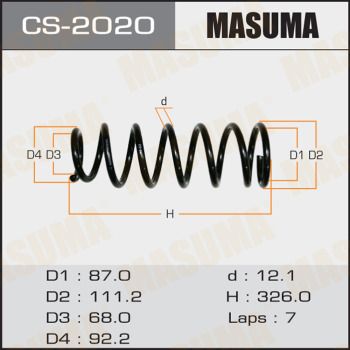 CS2020 MASUMA Пружина ходовой части