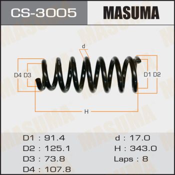 CS3005 MASUMA Пружина ходовой части