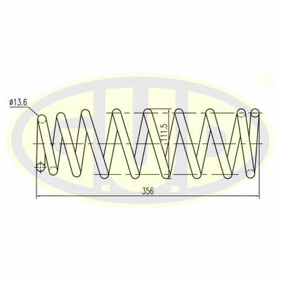 GCS035741 G.U.D. Пружина ходовой части