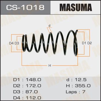 CS1018 MASUMA Пружина ходовой части