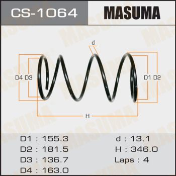 CS1064 MASUMA Пружина ходовой части