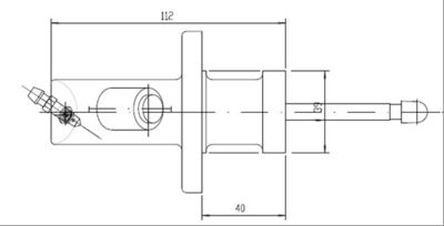 VSC104 MOTAQUIP Рабочий цилиндр, система сцепления