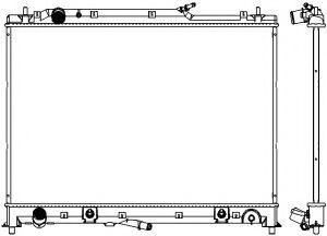 Радиатор системы охлаждения Sakura                33018501