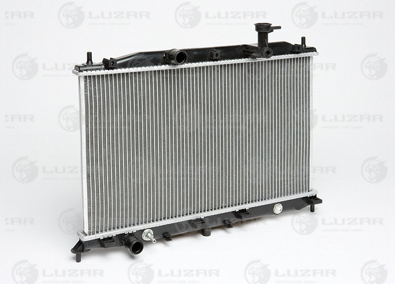 Радиатор охл. для ам Hyundai Verna (05-) 1.41.6 AT Luzar                LRc HUAc05350