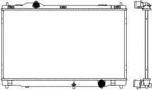 Радиатор системы охлаждения Sakura                32718504