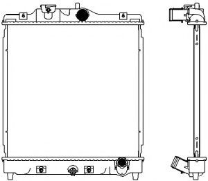 Радиатор системы охлаждения Sakura                32111046
