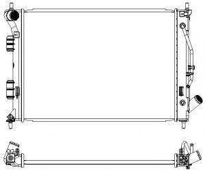 Радиатор системы охлаждения Sakura                32218511