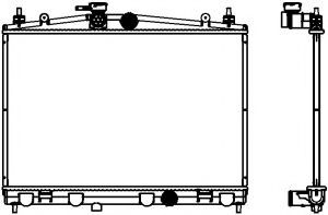 Радиатор системы охлаждения Sakura                33418507