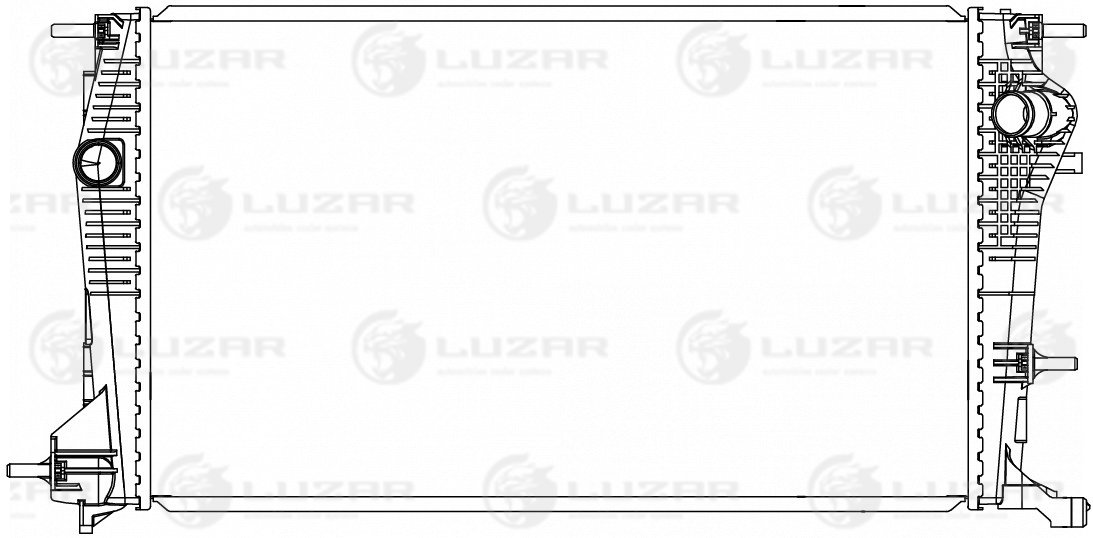 Радиатор основной renault FluenceMegane III mot.2,0L1,9D luzar LRc 0904 Luzar                LRc 0904