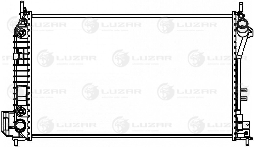 Радиатор системы охлаждения Luzar                LRc 21144