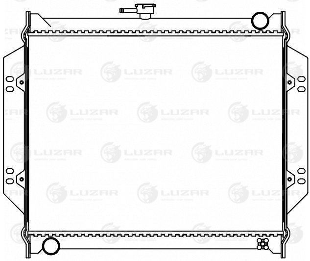 Радиатор основной great wall Safe 01-> mot.2,2L мкпп luzar LRc 3001 Luzar                LRc 3001