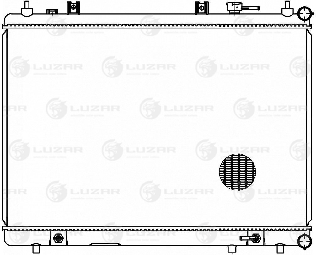 Радиатор охл. для ам Nissan Pathfinder (12-)Infiniti qx60 (13-) Luzar                LRc 1411