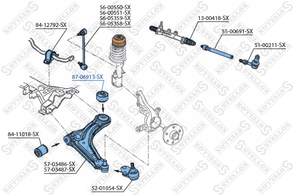 mb vito all 96> Stellox                8706913SX