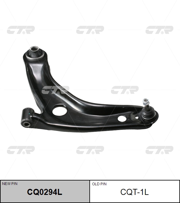 Снят, замена cq0294l Рычаг подвески | перед лев | CTR                CQT-1L