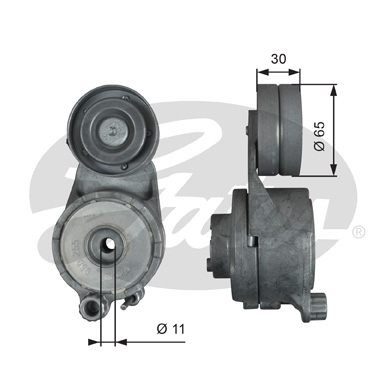 GATES T39294 Натяжной ролик, поликлиновой ремень DriveAlign®