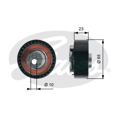 GATES T43228 Натяжной ролик, ремень ГРМ PowerGrip®