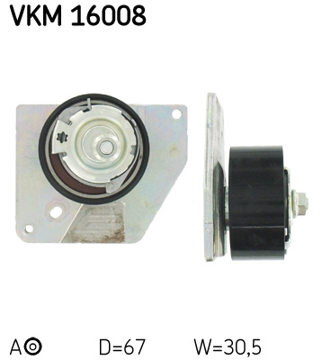 SKF VKM 16008 Натяжной ролик, ремень ГРМ