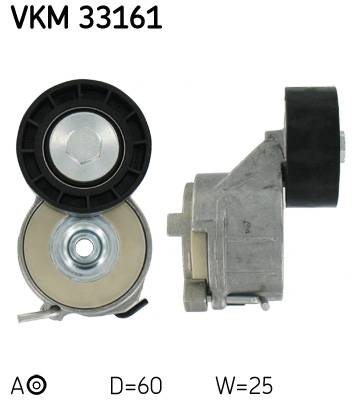 SKF VKM 33161 Натяжной ролик, поликлиновой ремень