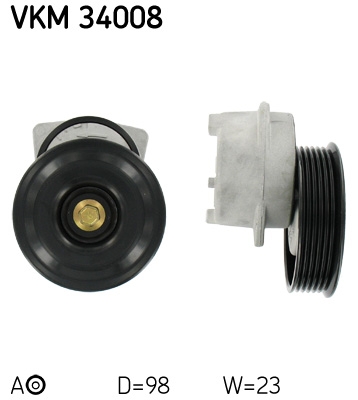 SKF VKM 34008 Натяжной ролик, поликлиновой ремень