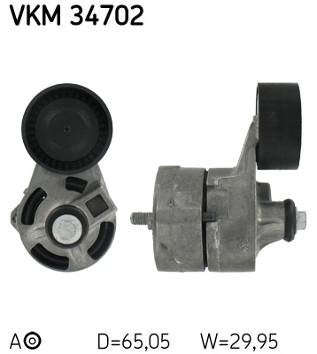 SKF VKM 34702 Натяжной ролик, поликлиновой ремень