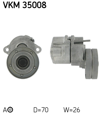 SKF VKM 35008 Натяжной ролик, поликлиновой ремень