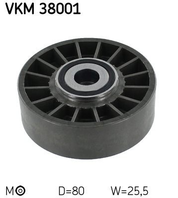 SKF VKM 38001 Натяжной ролик, поликлиновой ремень