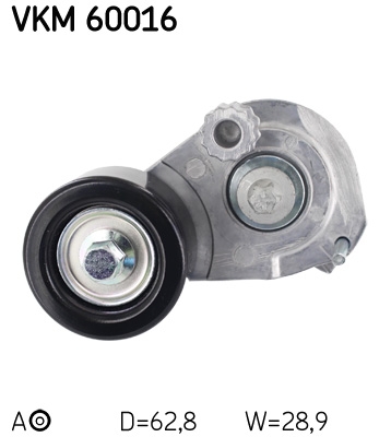 SKF VKM 60016 Натяжной ролик, поликлиновой ремень