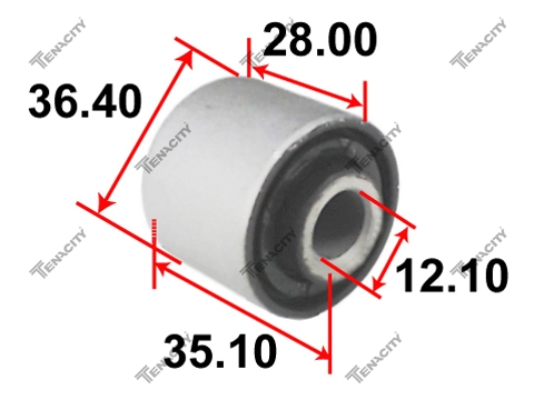 Сайлентблок рычага подвески | прав | Tenacity                AAMMA1049