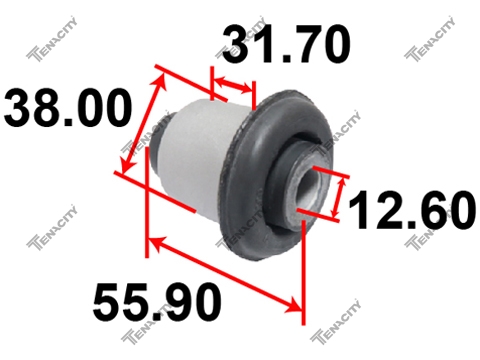 Сайлентблок рычага подвески | перед лев | Tenacity                AAMHO1019