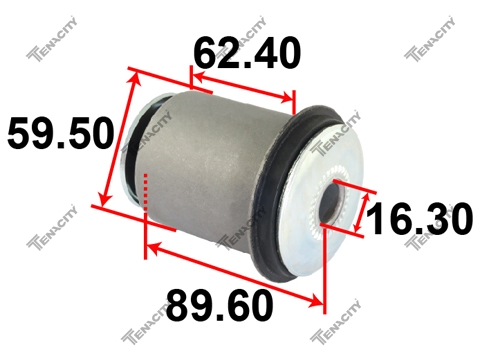 Сайлентблок рычага резиновый большой Tenacity (1360) aamto1161 | перед лев | Tenacity                AAMTO1161