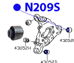 Сблок задней цапфы ФОРТУНА                N209S