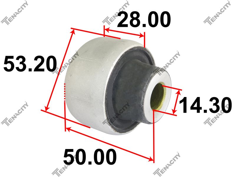 Сайлентблок рычага резиновый  (2869) Tenacity                AAMVO1006