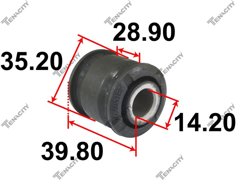 Сайлентблок рычага резиновый  (2747) | зад | Tenacity                AAMSB1023
