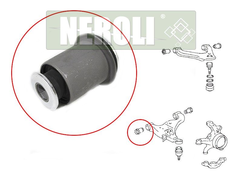 Сайлентблок переднего рычага передний toyota hilux 05- NEROLI                N1A20965