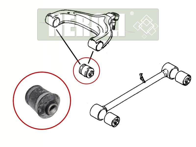 Сайлентблок заднего верхнего рычага suzuki vitaraescudo 89-98 NEROLI                N1A4872