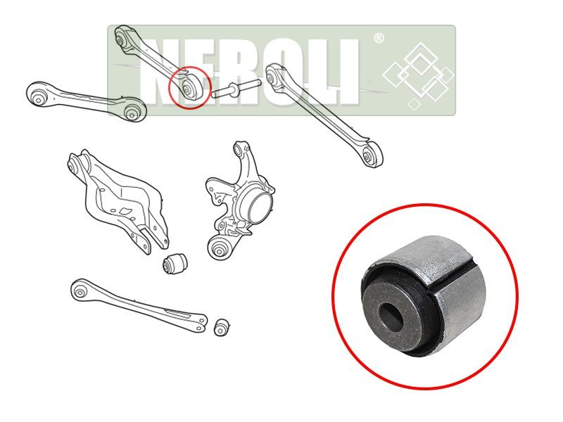 Сайлентблок задней верхней поперечной тяги BMW 1 F2 10-bmw2 F22 12-bmw3 F3 11-bmw4 F3 12- NEROLI                N1A57760