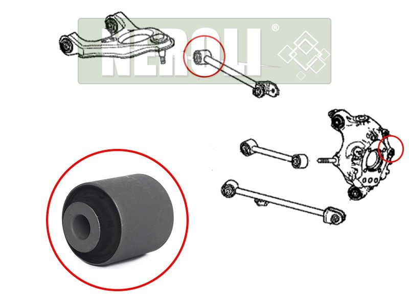 Сайлентблок задней верхней поперечной тяги honda accord 08- lhrh NEROLI                N1A57761