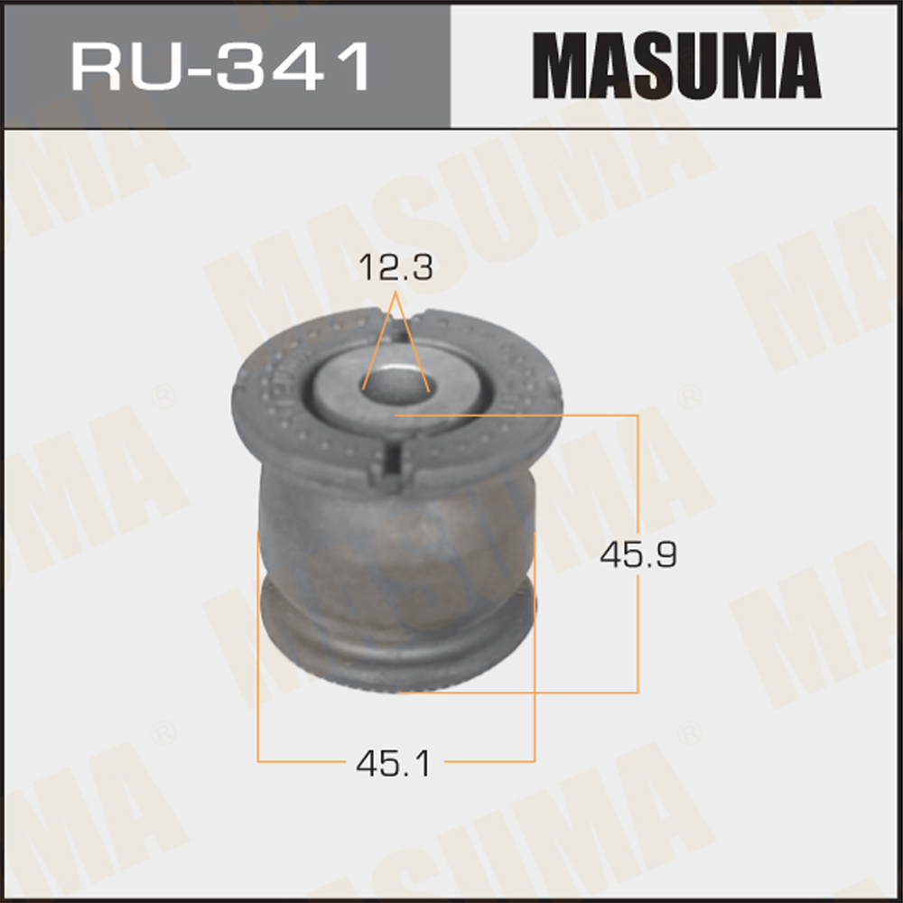 Сайлентблок рычага подвески | зад | Masuma                RU-341