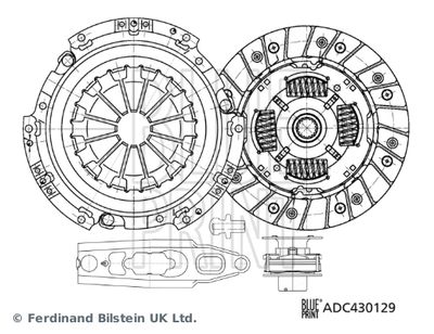 ADC430129 BLUE PRINT Комплект сцепления