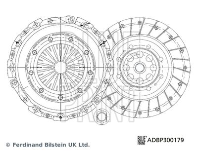 ADBP300179 BLUE PRINT Комплект сцепления